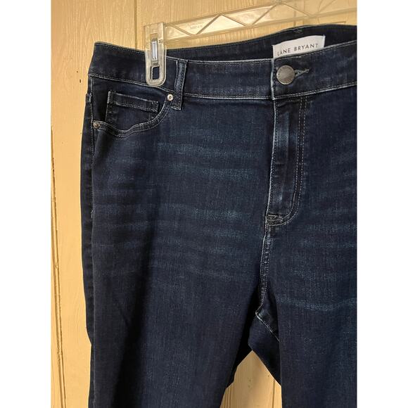 Lane Bryant Jeans Womens 22W Short Mid-Rise Straight Leg Dark Denim 22WP 22WS - Picture 7 of 9